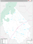Madison County, VA Digital Map Premium Style