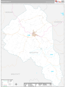 Magoffin County, KY Digital Map Premium Style