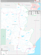 Marinette County, WI Digital Map Premium Style