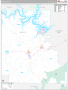 Marion County, AR Digital Map Premium Style