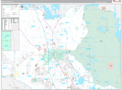 Marion County, FL Digital Map Premium Style