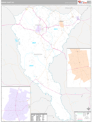 Marion County, SC Digital Map Premium Style