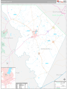Marlboro County, SC Digital Map Premium Style