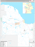 Marquette County, MI Digital Map Premium Style