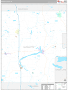 Marquette County, WI Digital Map Premium Style