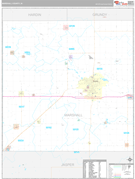 Marshall County, IA Digital Map Premium Style