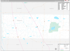 Marshall County, MN Digital Map Premium Style