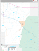 Marshall County, MS Digital Map Premium Style