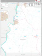 Marshall County, WV Digital Map Premium Style