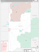 Martin County, IN Digital Map Premium Style