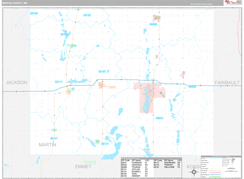 Martin County, MN Digital Map Premium Style