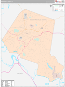Martinsville County, VA Digital Map Premium Style