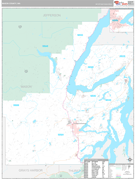 Mason County, WA Digital Map Premium Style