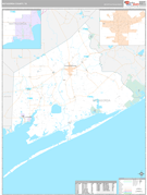 Matagorda County, TX Digital Map Premium Style