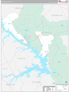 McCormick County, SC Digital Map Premium Style
