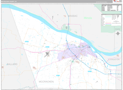 McCracken County, KY Digital Map Premium Style
