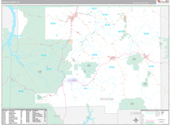 McKean County, PA Digital Map Premium Style