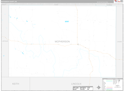 McPherson County, NE Digital Map Premium Style
