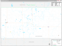McPherson County, SD Digital Map Premium Style