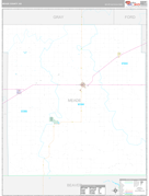 Meade County, KS Digital Map Premium Style