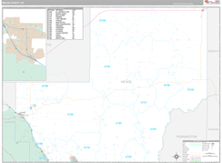 Meade County, SD Digital Map Premium Style