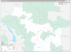 Meagher County, MT Digital Map Premium Style