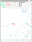 Medina County, TX Digital Map Premium Style