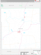 Mercer County, MO Digital Map Premium Style