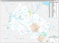 Merrimack County, NH Digital Map Premium Style