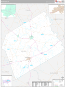 Milam County, TX Digital Map Premium Style