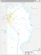 Miller County, AR Digital Map Premium Style