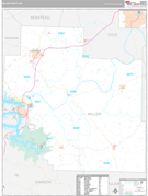 Miller County, MO Digital Map Premium Style