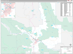 Missoula County, MT Digital Map Premium Style