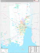 Mobile County, AL Digital Map Premium Style