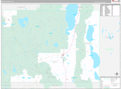 Modoc County, CA Digital Map Premium Style