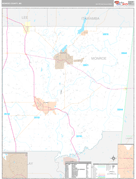 Monroe County, MS Digital Map Premium Style
