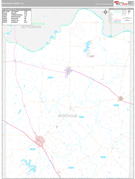Montague County, TX Digital Map Premium Style