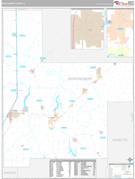 Montgomery County, IL Digital Map Premium Style