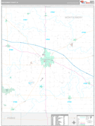 Montgomery County, IN Digital Map Premium Style