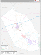 Montgomery County, KY Digital Map Premium Style