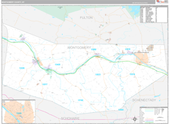 Montgomery County, NY Digital Map Premium Style