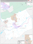 Montgomery County, VA Digital Map Premium Style