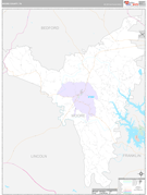 Moore County, TN Digital Map Premium Style