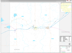 Morgan County, CO Digital Map Premium Style
