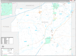 Morgan County, IN Digital Map Premium Style