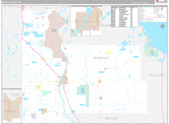 Morrison County, MN Digital Map Premium Style