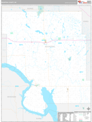 Mountrail County, ND Digital Map Premium Style