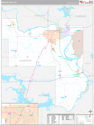 Muskogee County, OK Digital Map Premium Style