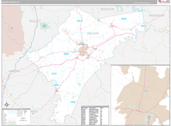 Nelson County, KY Digital Map Premium Style