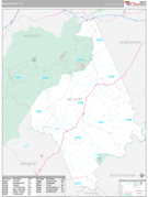 Nelson County, VA Digital Map Premium Style